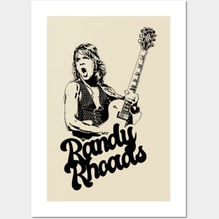 Randy Rhoads 80s style classic Posters and Art